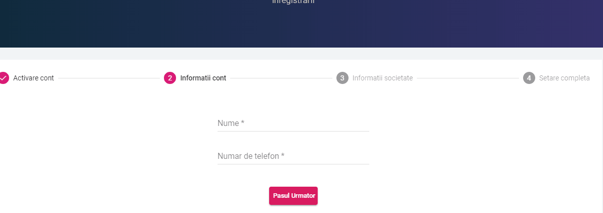 inregistrare-cont-3 pasul 3 activare cont