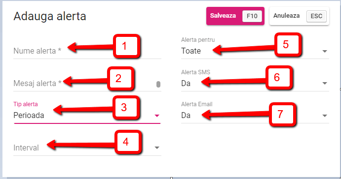 Alerte-2 configurare rute foi de parcurs